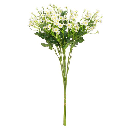 Article Camomille artificielle blanche, 58 cm, 4 pièces