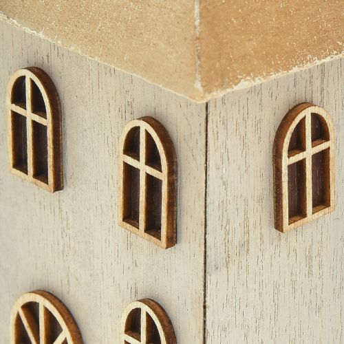 Article Bougeoir Maison de Noël pour bougies bâtons 14,5cm 2pcs