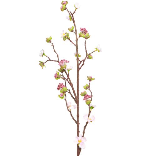 Article Branche de fleurs de cerisier rose 95cm