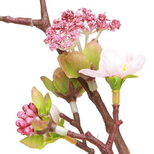 Article Branche de fleurs de cerisier rose 95cm
