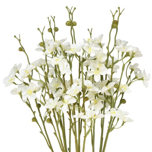 Article Branches de fleurs de cerisier Fleurs de cerisier artificielles blanches 75cm 3pcs