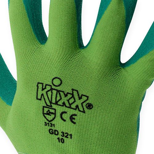 Article Gants de jardinage en nylon Kixx taille 10 vert