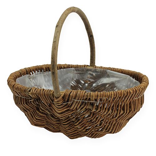 Article Panier de pommes de terre 32/27,5/23,5cm avec papier d'aluminium naturel 3 pièces
