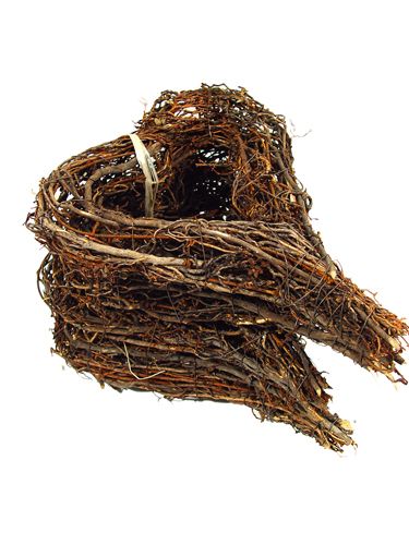 Floristik24 Couronne de branches en forme de coeur 20x25cm 4 pièces naturel