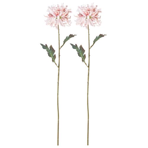 Article Chrysanthèmes Artificiels Rose Mauve Ø13cm L72cm 2pcs