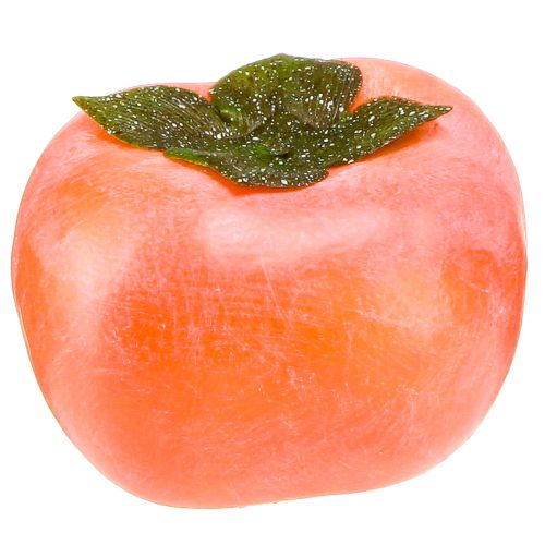 Fruit de kaki artificiel fruit artificiel décoratif Ø8cm H5.5cm