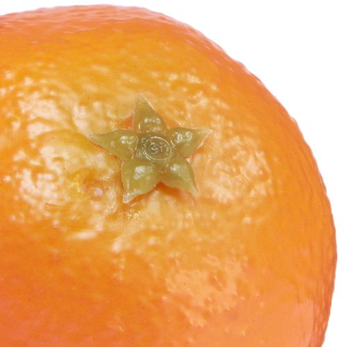 Article Fruit décoratif mandarine artificielle fruits artificiels Ø6cm H5cm