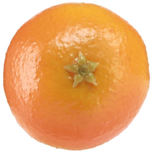 Article Fruit décoratif mandarine artificielle fruits artificiels Ø6cm H5cm