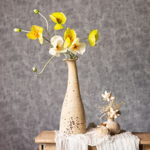 Article Coquelicot artificiel décoratif pour salons et bureaux, 95 cm