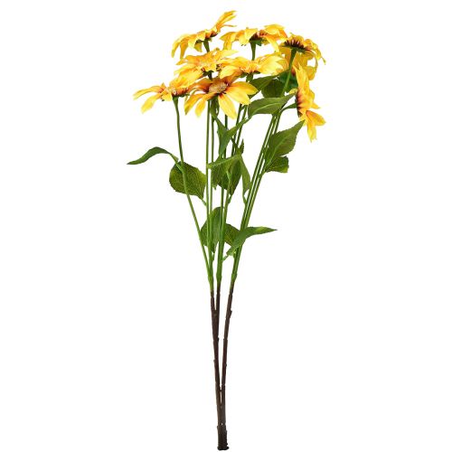 Article Tournesols Artificiels Fleurs Décoratives Jaune 79cm 3pcs
