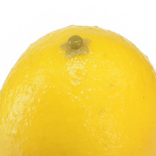 Article Fruit décoratif citron artificiel Ø4,5cm H6,5cm 12 pcs