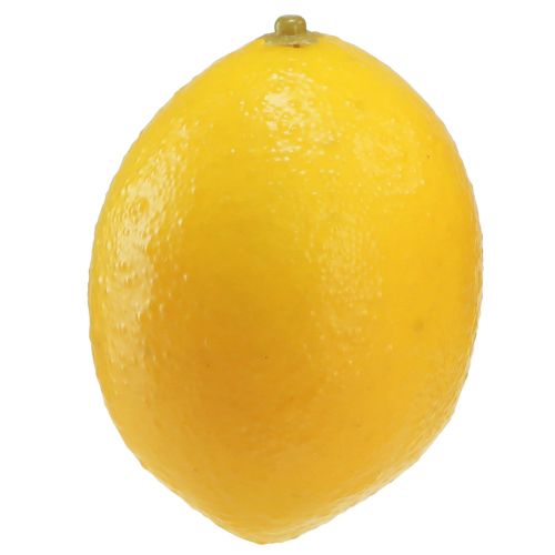 Article Fruit décoratif citron artificiel Ø4,5cm H6,5cm 12 pcs