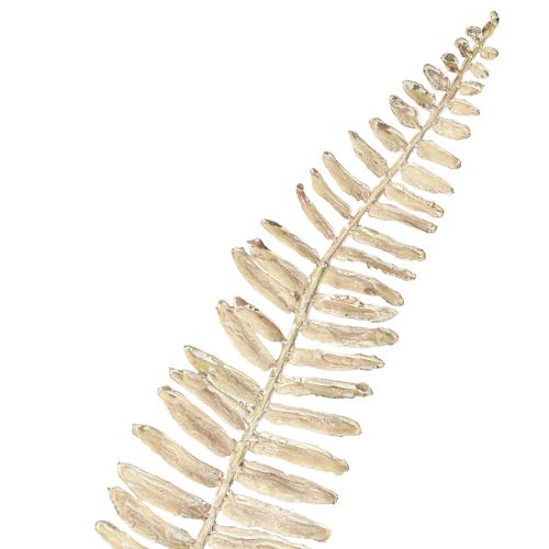 Article Fougère artificielle ramifiée blanche crème plantes artificielles L120cm