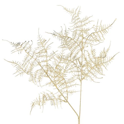 Article Fougère artificielle Fougère ornementale de Noël champagne 54cm 2pcs