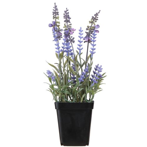 Article Lavande artificielle en pot Plantes artificielles à fleurs 25 cm