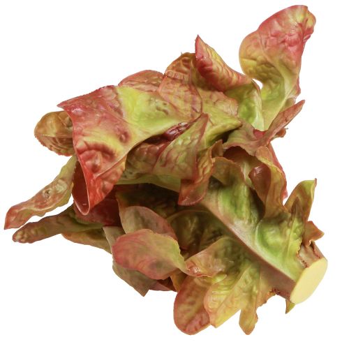 Article Laitue artificielle Lollo Rosso tête de laitue décorative Ø20cm