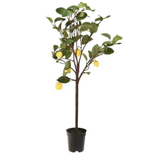 Article Citronnier artificiel en pot jaune 90cm