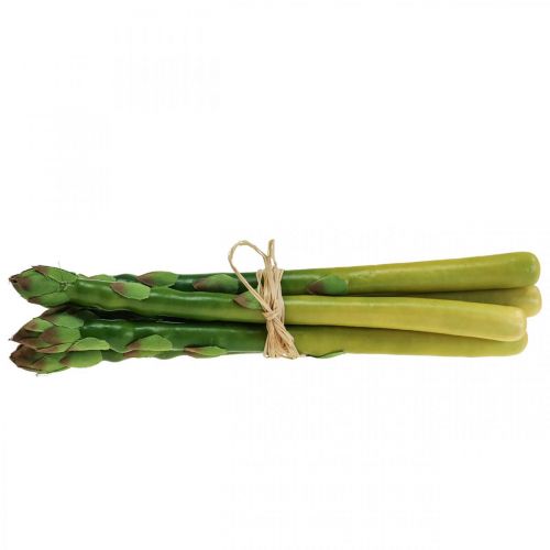 Article Asperges artificielles végétales bouquet d&#39;asperges décoratives L23cm 5pcs