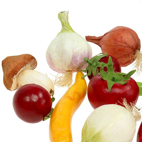Article Assortiment de légumes artificiels