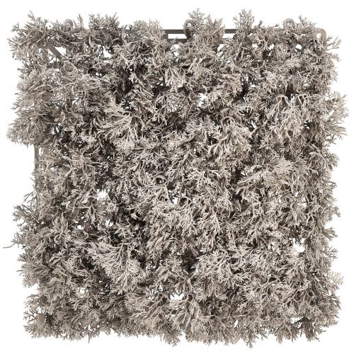 Floristik24 Mousse artificielle tapis de mousse réaliste mousse artificielle gris 25 × 25 cm
