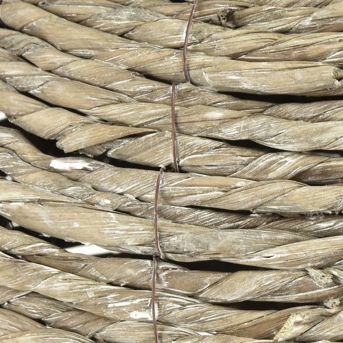 Article Boule à suspendre boule de paille gris lavé Ø25cm