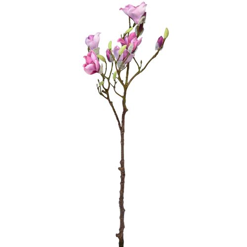 Article Branche de magnolia fleur artificielle, rose magnolia 92cm