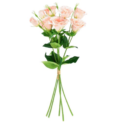 Article Fleurs artificielles Eustoma Lisianthus rose 52cm 5 pcs