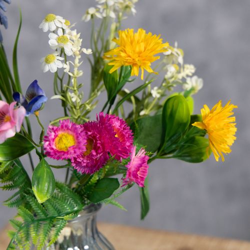 Article Bouquet de fleurs artificielles, décoration printanière pour salon et bureau, 37 cm