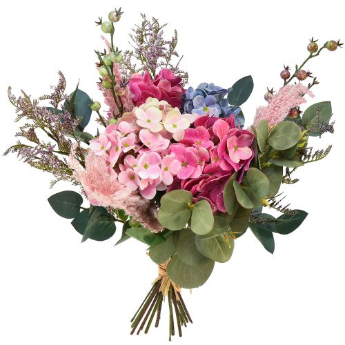 Article Bouquet de fleurs artificielles hortensias artificiels fleurs artificielles 50cm