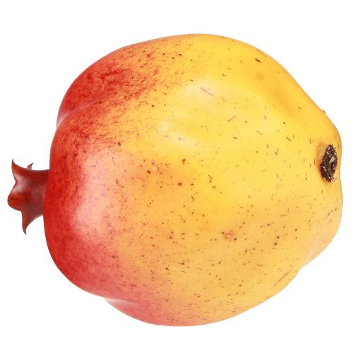 Article Fruit artificiel grenade artificiel rouge jaune 9×11cm