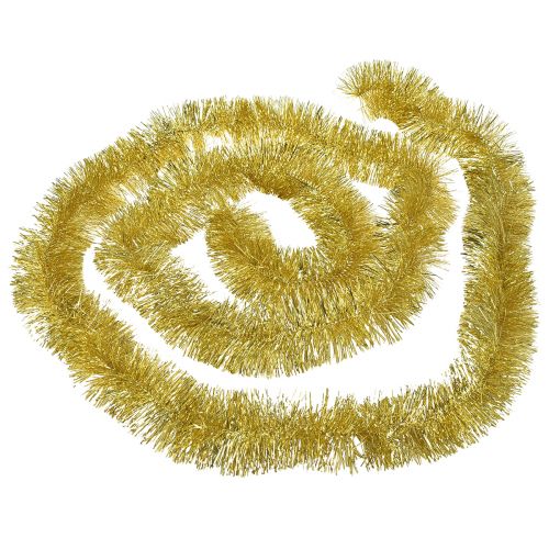 Article Guirlande de guirlandes dorées glamour 270 cm – Parfaite pour des décorations festives et élégantes