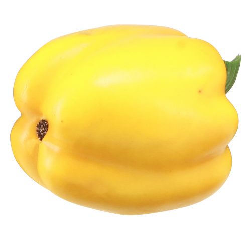 Article Décoration factice alimentaire légumes poivre jaune H10cm