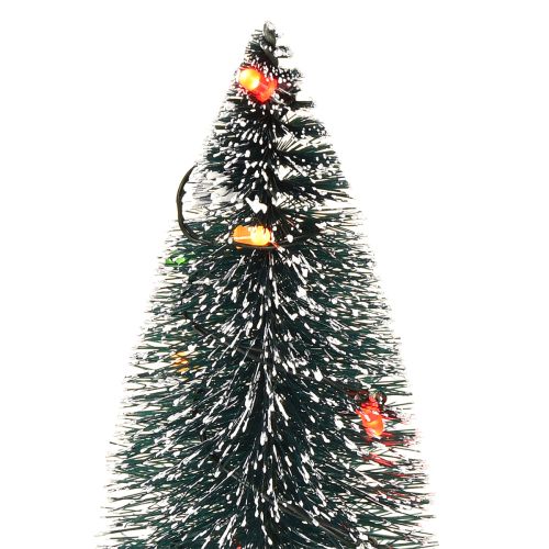 Article Sapin de Noël artificiel LED mini à piles 16 cm 2 pièces