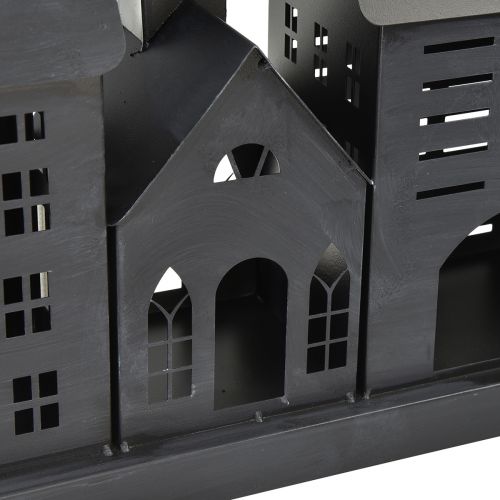 Floristik24 Lampes anthracite en métal 80x15x35 cm – décoration de table élégante