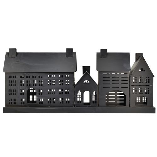 Floristik24 Lampes anthracite en métal 80x15x35 cm – décoration de table élégante