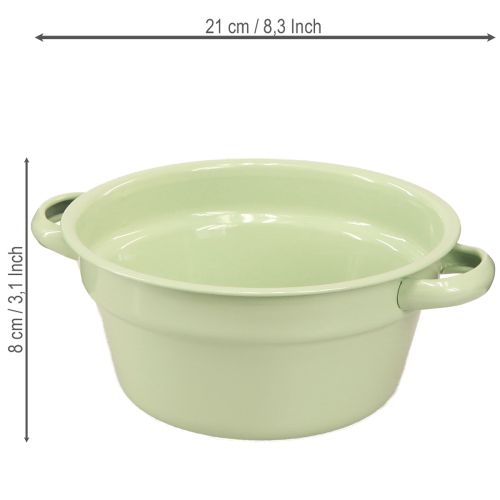 Article Bol décoratif en métal, couleur pastel, Ø17 cm H8 cm, lot de 4