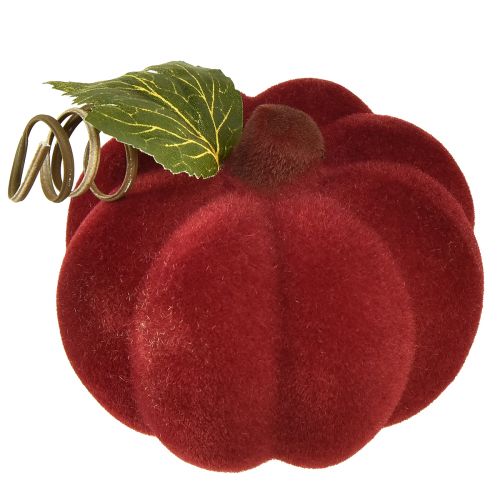 Article Mini décoration citrouille floquée – couleurs automnales assorties 9,5 cm 3 pcs