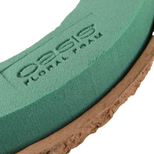 Article Couronne florale en mousse verte OASIS® Biolit® 32 cm, 2 pièces