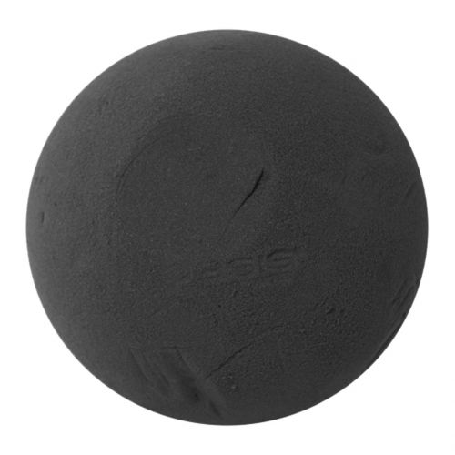 Article Boule en mousse florale enfichable matière noir Ø20cm