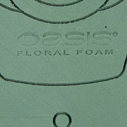 Article Figurine d'ours en mousse florale avec support, 48,5 cm x 42 cm, H 5 cm, 1 pièce