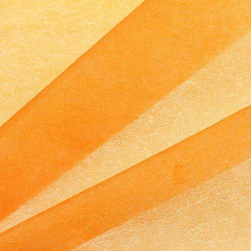 Article Polaire décorative 60cm x 20m orange clair