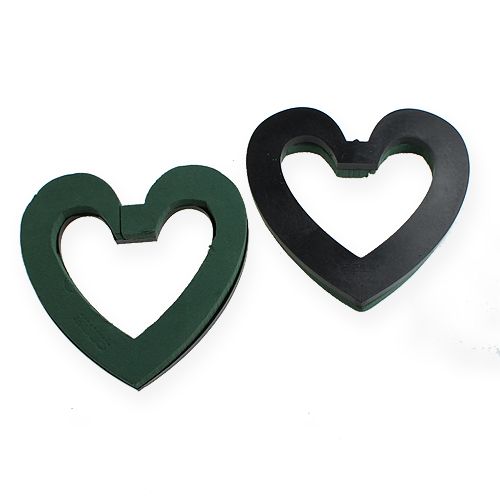 Article Matériau enfichable coeur ouvert 22cm 4 pcs