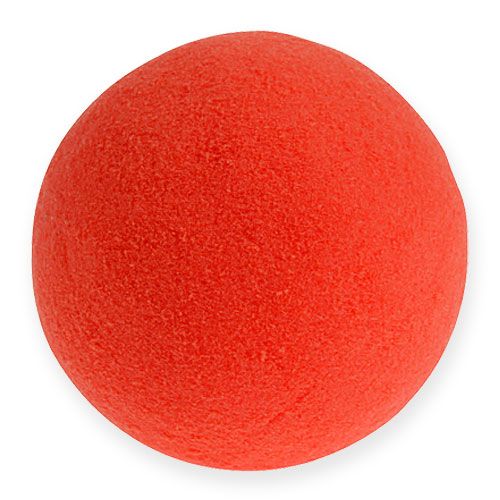 Article Boules de mousse florale couleur rouge 9 cm (lot de 4)