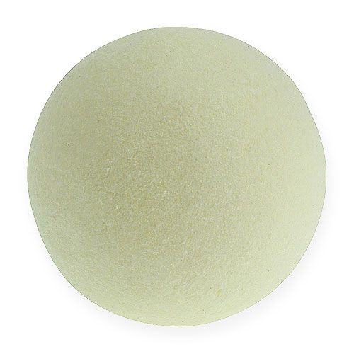Floristik24 Boules mousse à piquer crème 9cm 4 pièces