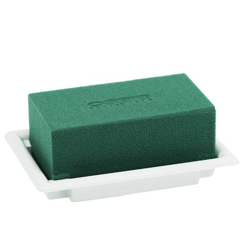 Article OASIS® Table Deco Mini carreaux de mousse florale 13cm×9cm×5cm 16 pcs