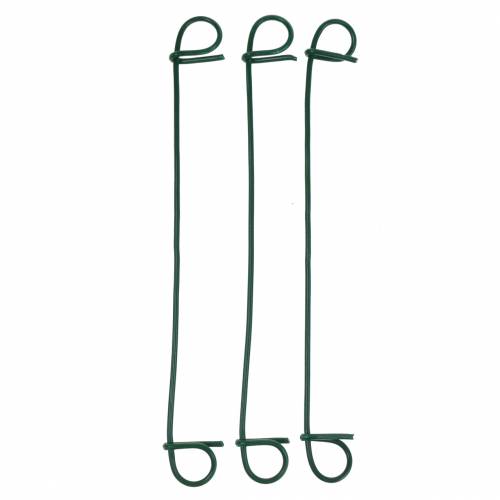 Fil de reliure à œillets vert 1mm x 120mm 100 pièces
