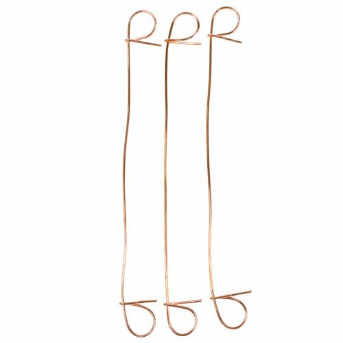Article Fil de reliure à œillets cuivre 1mm x 120mm 100 pièces