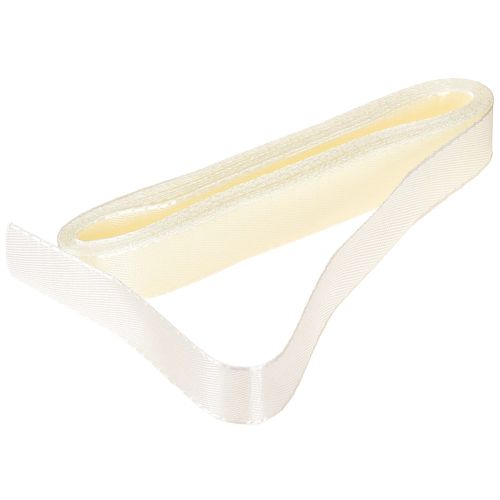 Floristik24 Ruban décoratif cadeau crème lisière 15 mm 3 m 10 pièces