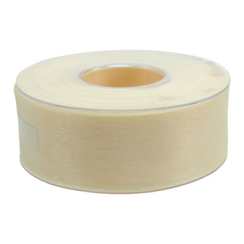 Article Ruban organza avec lisière 4.0cm 50m crème
