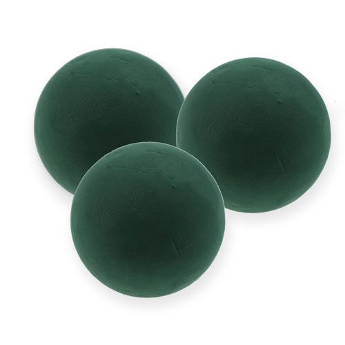 Boule en mousse florale petite verte Ø12cm 5pcs